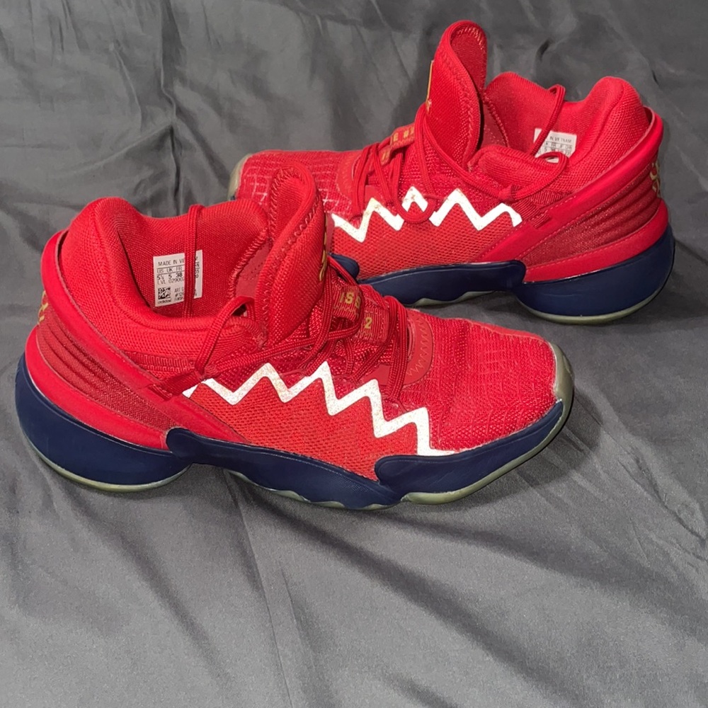Adidas Donovan Mitchell D.O.N. Issue #2 Crayola Shoes Size 5 1/2